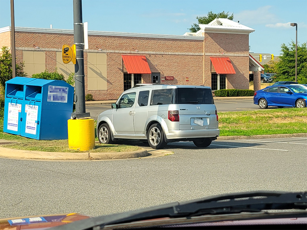 A Silver E SC at Walmart